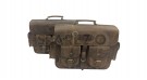 For Royal Enfield Shotgun 650 Leather Pannier Bags Rusty Brown With Mounting - SPAREZO